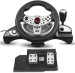 NanoRS RS700 Gaming Rennlenkrad 270&deg; Lenkbereich Ganghebel Gas- und Bremspedal