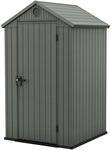 Keter Darwin 4 x 4, Ger&auml;tehaus, Holzoptik, Gr&uuml;n, 1,4 m&sup2;, 125,8 x 117 x 205 cm,
