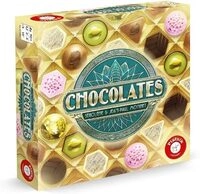Piatnik 671890 Chocolates-Eine bitters&uuml;&szlig;e Zockerei, Braun mit Akzentfarben