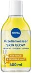 NIVEA Skin Glow Mizellenwasser, 400 ml | Gesichtswasser mit Aminos&auml;urekomplex,