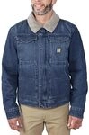 Carhartt Herren &Uuml;bergangsjacke Relaxed Fit Denim Sherpa-Lined, Farbe:beech,