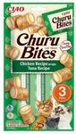 INABA Churu Bites, Katzenleckerlis mit Huhnerfleisch und Thunfisch, 30g | Ohne