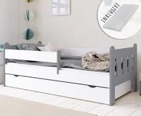 Kids Collective Kinderbett 80x160 | 80x180 | 90x200 cm mit Matratze, Schublade,