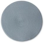 Continenta Geflochtenes Tischset, graublau, &Oslash; 38 cm, 1 St&uuml;ck, Natur-&auml;hnliche