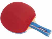 HUDORA 1 Tischtennis-Schläger New Topmaster, rot, Blattstärke 6 mm,...