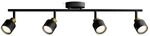 Philips Niall LED 4er Spotleuchte, GU10 Lampe nicht enthalten, Messing, IP20