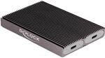 DeLOCK Laufwerksgeh&auml;use Externes USB Type-C Dual Combo Geh&auml;use f&uuml;r 2 x M.2 N