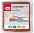 Rayher Lufttrocknender Ton, dunkelbraun, 1 kg, Modelliermasse, lufth&auml;rtend, weich,