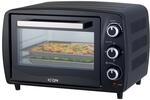 ICQN Kompakter Minibackofen 15 Liter, 1200W, 60 min-Timer, 3 Kochfuntionen,