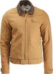 Rokker Canvas Motorrad Textiljacke, braun, M