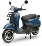 Motorroller 50 ccm Burnout Luna Ozeanblau 25 km/h