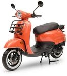 Motorroller 50 ccm Burnout Luna Feuerrot 45 km/h