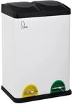 SVITA TC2X20 K&uuml;chen-Eimer 40Liter Fassungsverm&ouml;gen 2x20L Abfalleimer...