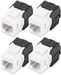 DIGITUS DN-93603 &ndash; Keystone-Modul Cat 6 &ndash; 4 St&uuml;ck &ndash; RJ45 Netzwerkdose...