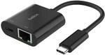 Belkin USB-C/Ethernet- und Ladeadapter (100 W) mit Gigabit-Ethernet- und