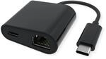 VALUE USB 3.2 Gen 2 Typ C zu Gigabit Ethernet Konverter + 1x PD Port, 100W