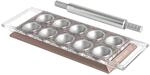 MARCATO Ravioli Tablet. Form f&uuml;r Ravioli Powder Rosa. Eloxiertes Aluminium. 20 x 10