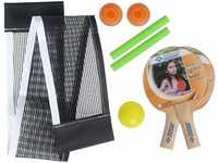 Donic-Schildkröt Mini Tischtennis-Set, 2 kleine Schläger 14,5x9cm aus Holz,...