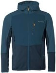 Vaude Herren Mens Monviso Hooded Grid Fleece Jacket, Dark Sea, L EU Vaude Herren Mens Monviso Hooded Grid Fleece Jacket, Dark Sea, L EU