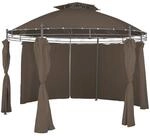 Linder Ersatzdach f&uuml;r Pavillon rund &Oslash;3,5m beige, rot, grau oder Taupe...