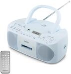 MEDION E65010 Stereoradio (CD-Player, Kassette, USB Anschluss, AUX Audioeingang,
