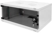 DIGITUS Netzwerkschrank &ndash; 19 Zoll 4HE &ndash; Unmontiert &ndash; SOHO &ndash; Grau