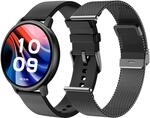 SPC Smartee Duo Classic &ndash; Smartwatch intelligente Uhr schwarz mit austauschbarem
