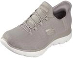 Skechers Damen Summits Classy Night Turnschuhe, Taupe Mesh/Gold Trim, 37 EU