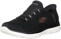 Skechers Damen Freih&auml;ndige Slip-Ins Summits Classy Night, Schwarz Rotgold, 39 EU