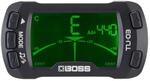 BOSS TU-03 Clip-On Tuner und Metronom; Befestigung an Kopfplatten von Gitarren,
