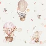 Rasch Kindertapete Hei&szlig;luftballon Kids World II - Verspielte Vliestapete...