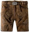 Stockerpoint Herren Lederhose Bertl I Gr&ouml;&szlig;e 44-64 I Bequeme Trachtenhose in edler