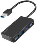 LogiLink USB 3.2 (Gen1) 4-Port Hub mit ?berstrom- und ?berspannungsschutz