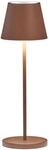 easy! BY FHL Outdoor Akku Tischlampe COSENZA Rostfarben ohne Kabel mit USB Anschluss