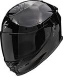EXO-GT SP Air Solid Motorrad Helm, Glanz Schwarz