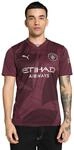 PUMA Manchester City 3. Trikot 2024/25 Saison - Replica - Herren - Burgunderrot -