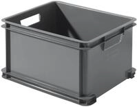Curver 6302007 CU Unibox Grande Eco Aufbewahrungskiste, klassisch, Kunststoff, Grau,