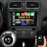 DYNAVIN Android Autoradio Navi f&uuml;r VW Golf 6, 9 Zoll OEM Radio mit Wireless Carplay