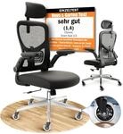 CLOUVOU SmartSeat B&uuml;rostuhl Ergonomisch [TESTSIEGER] Schreibtischstuhl 100%