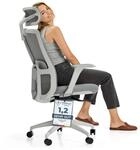 Desktronic Verstellbarer ergonomischer B&uuml;rostuhl | Schreibtischstuhl mit
