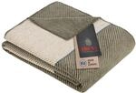 Ibena Austin Kuscheldecke 150x200 cm - gr&uuml;ne Decke, Pflegeleichte und kuschelweiche