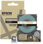 Epson Etikettenkassette, Metallicband LK-6TKN gold auf transparent, langlebiges