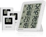 Bresser Thermo-Hygrometer Set mit 3 Funksensoren Temperatur Luftfeuchtigkeit...