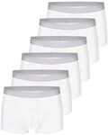 sloggi Men's Men GO ABC 2.0 Hipster 6P Underwear, White, XS sloggi Men's Men GO ABC 2.0 Hipster 6P Underwear, White, XS