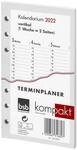 BSB Ersatzkalendarium Kompakt, 2026, ca. A6, 1 Woche = 2 Seiten, vertikal,...