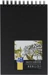 Oxford Skizzen-Block A5 Hardcover mit Spiralbindung, 80 Seiten, 225g Papier,...