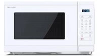 Sharp Mikrowelle C-MG252AE-C mit Grill 25L, Kristallwei&szlig;, 900W Mikrowelle,...