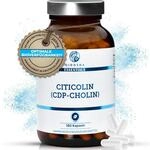 QIDOSHA&reg; CDP Cholin (Citicolin) Kapseln, 180 Kapseln im Apothekerglas, volle 250mg