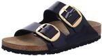 Birkenstock Damen Sandale Arizona Big Buckle Birko-Flor Patent schmal Schwarz 41