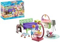 PLAYMOBIL MyLife 71609 Schlafzimmer mit Babyspielecke, und Zwei Figuren, zu &uuml;ber 80